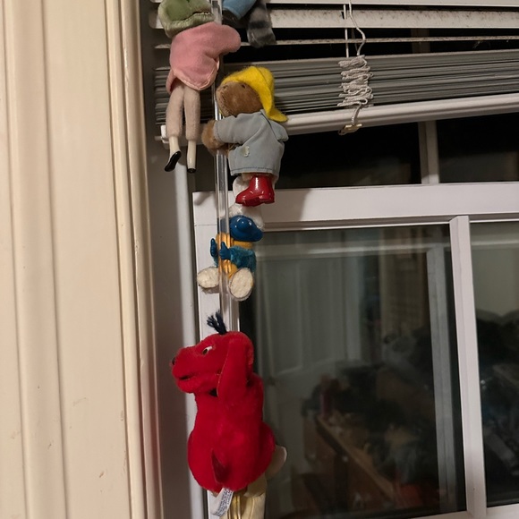Vintage Plush Smurf Paddington Clifford Potter Clip-on Hugger Ornament RARE HTF - Picture 2 of 4